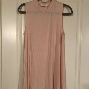 Renee C Sleeveless Mock Neck A line Dress Size M